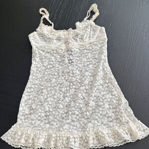 Ivory Lace lingerie dress